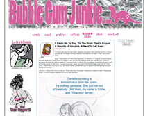 Tablet Screenshot of bubblegumjunkie.com